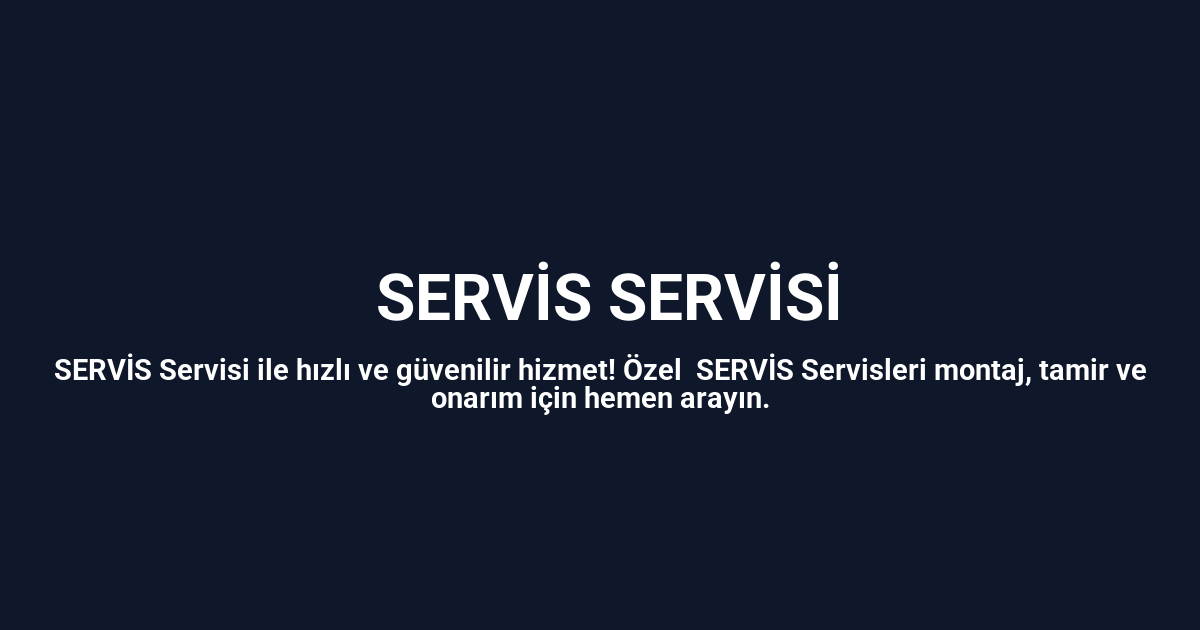 Sungurlu Aeg Servisi